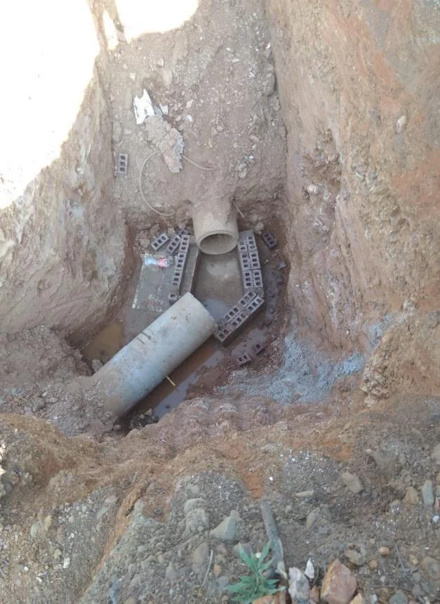 Building Storm Water and Sewer Line Manholes